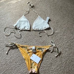 NWT Zimmermann crochet bikini